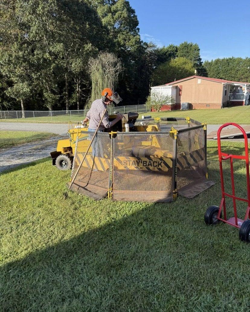 Recent work by Backyard Barber Land Management